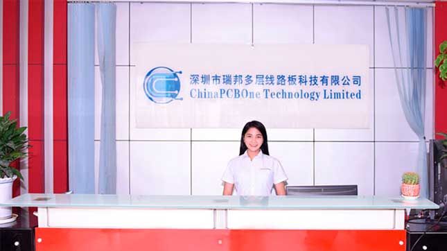 Reception at ChinaPCBOne PCB Factory
